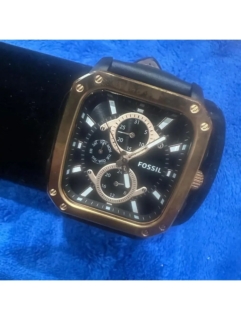 Fossil MBQ2654 Square Face Watch